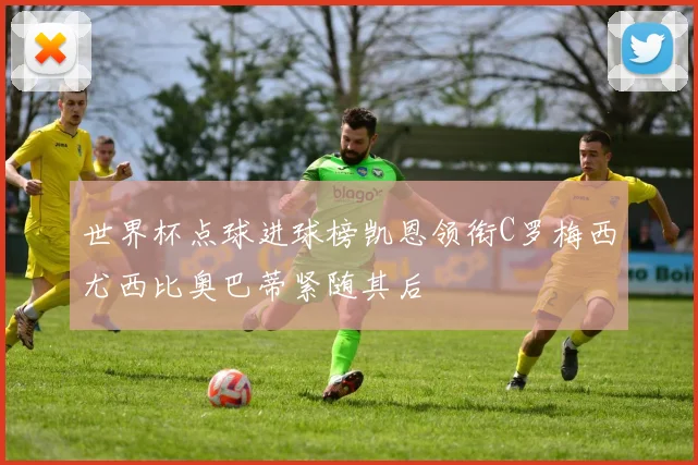 世界杯点球进球榜凯恩领衔C罗梅西尤西比奥巴蒂紧随其后